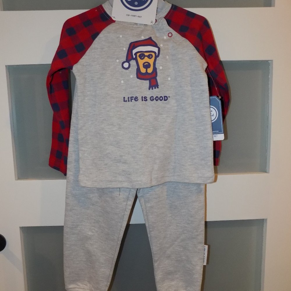 LIFE IS GOOD 3 PC OUTFIT SIZE 3T BOY'S NEW